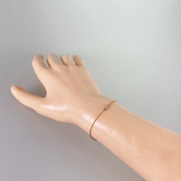 TIFFANY&Co. By The Yard Rose gold diamond Bracelet - Picture 6 of 15